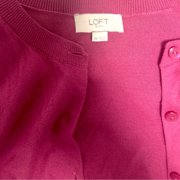 Pink and White Button-Up Cardigans - Picture 2 of 2